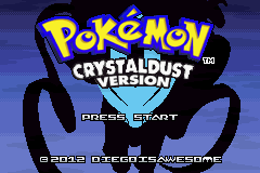 Pokemon CrystalDust (Beta 2) Title Screen